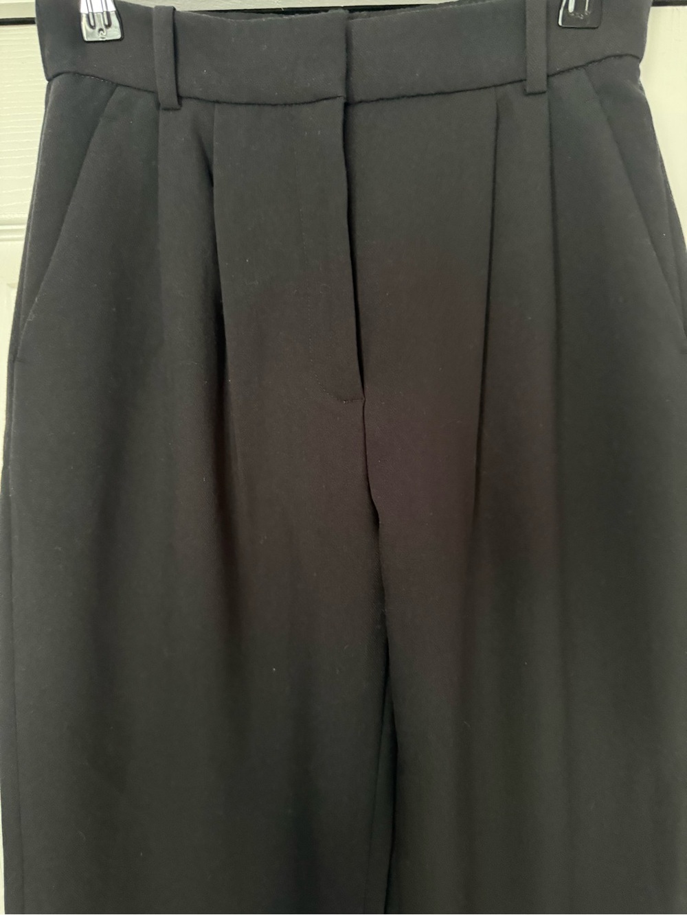 Abercrombie & Fitch Black High-Waist Wide-Leg Pants - Picture 2 of 4